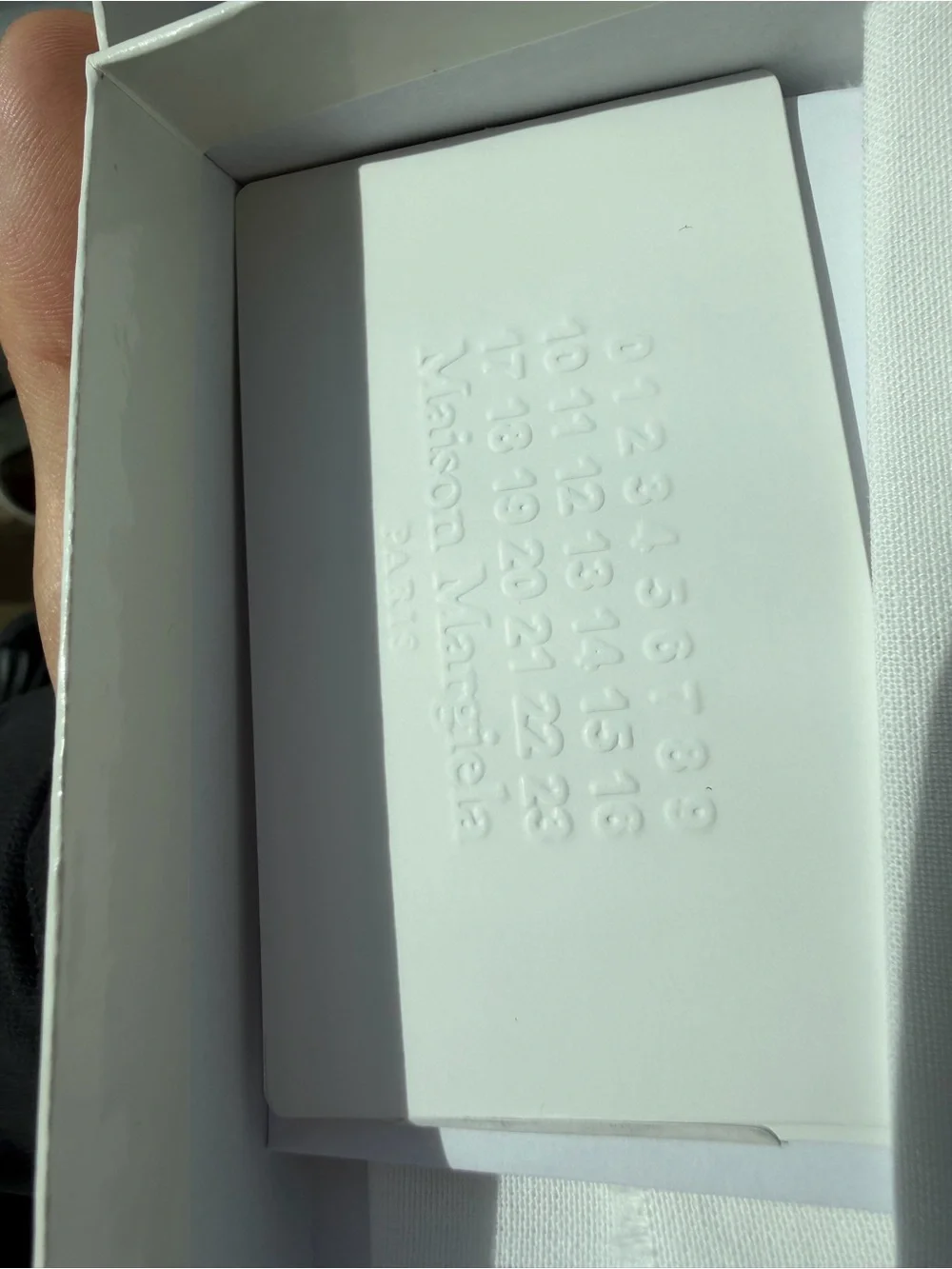Maison Margiela Four Stitches Taupe Leather Card Holder